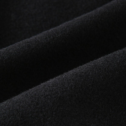 The Sable Wool Coat with Brown Fox Fur Collar
